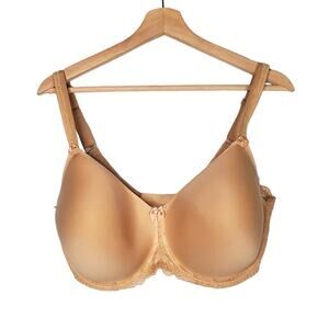 Fantasie Rebecca Spacer Lace Smooth Cup Underwire Bra Stretch Nude Size 36I